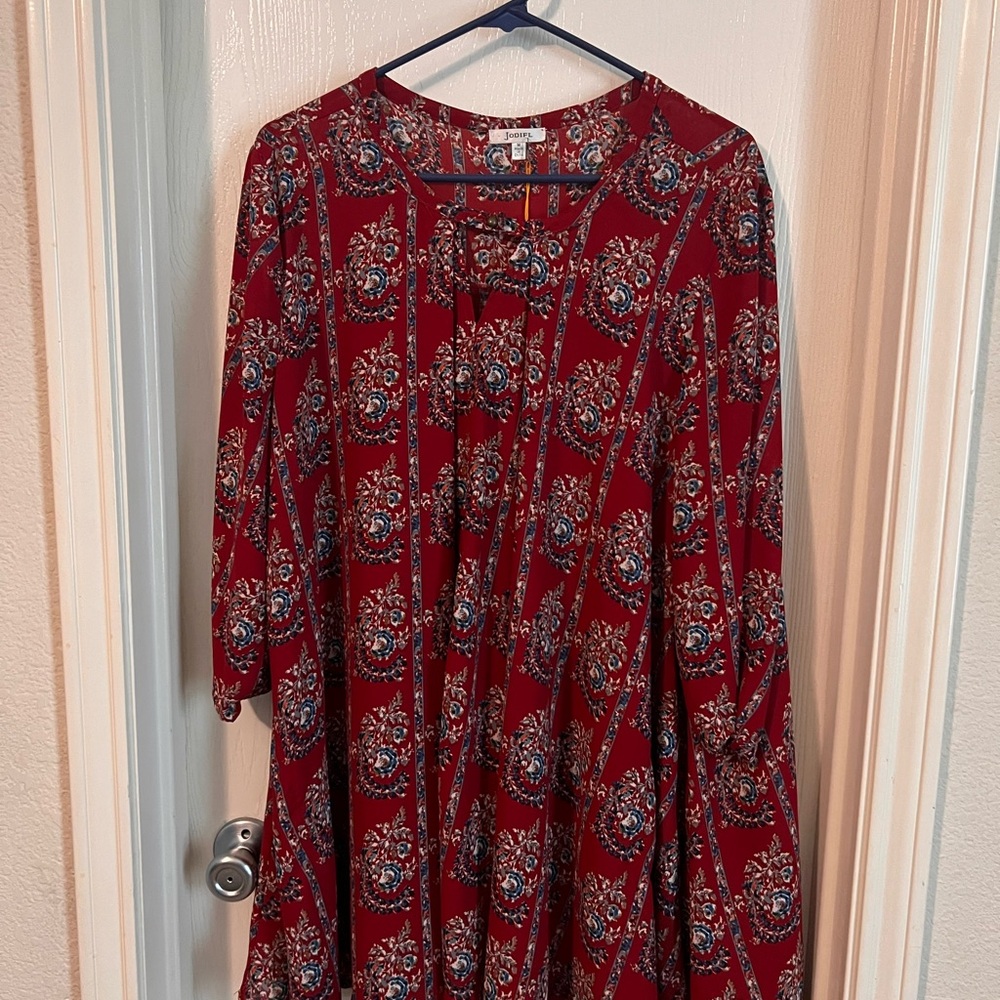 Jodifl Red Patterned Dress